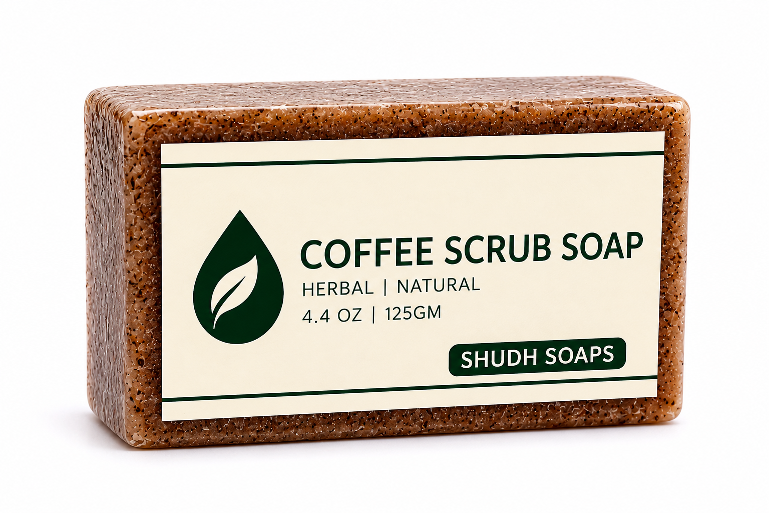 Coffee scrub soap
